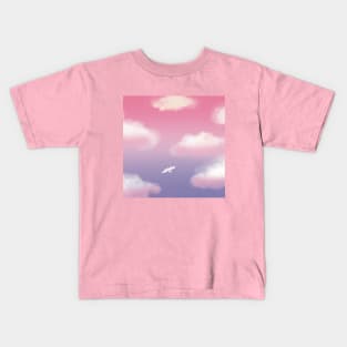 Beautiful Purple Sky Kids T-Shirt